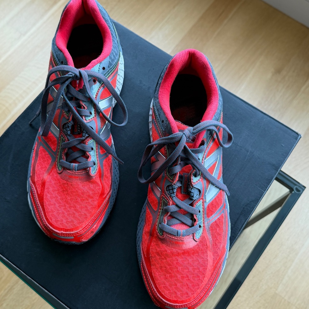 Adidas Boost Sneakers – Size 9.5 (US) Orange, Gray & Black